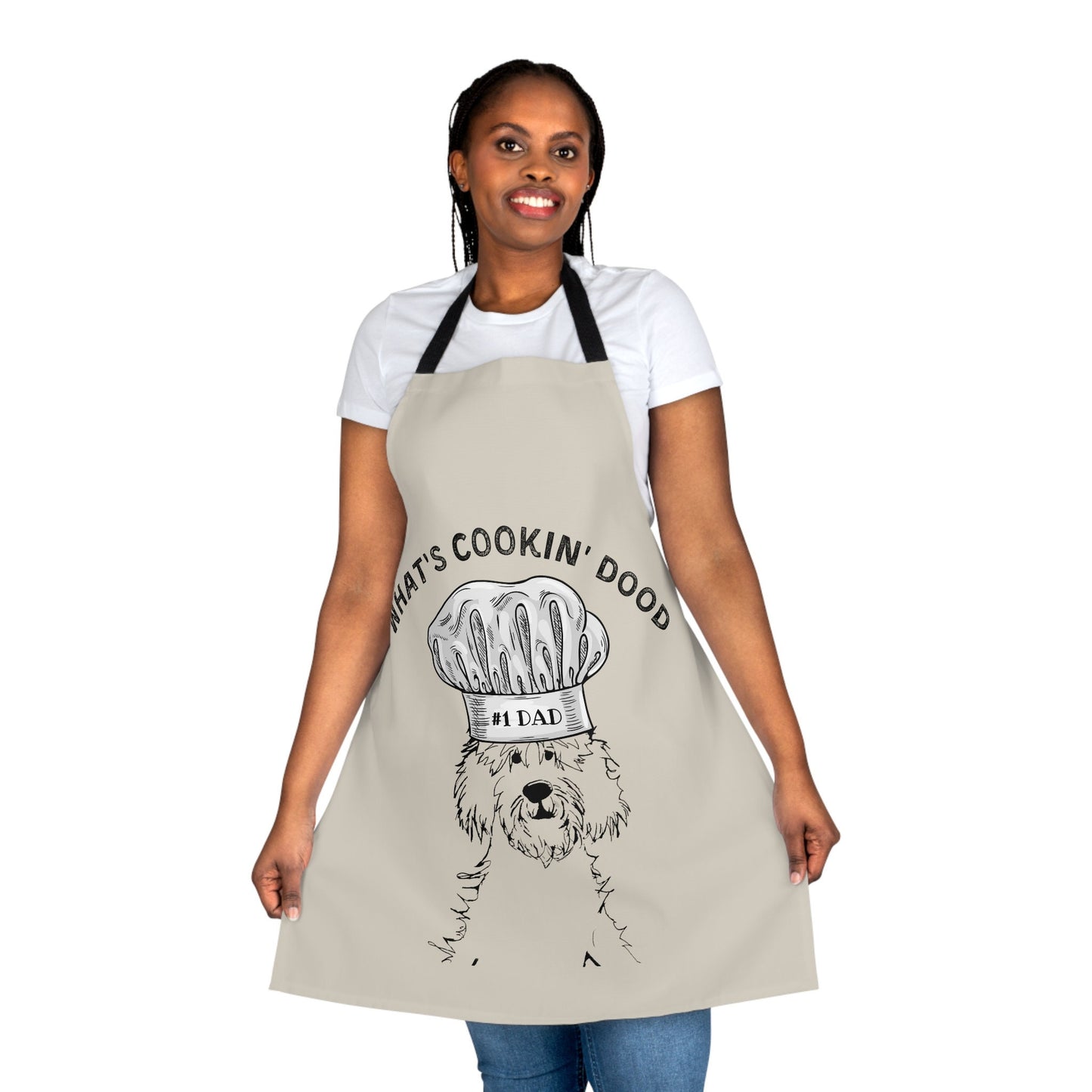 Doodle Dog Apron - Cooking Baking Apron For Doodle Dad, Kitchen Chef Gifts -Doodle Gift Ideas, Grilling Father's Day Gift