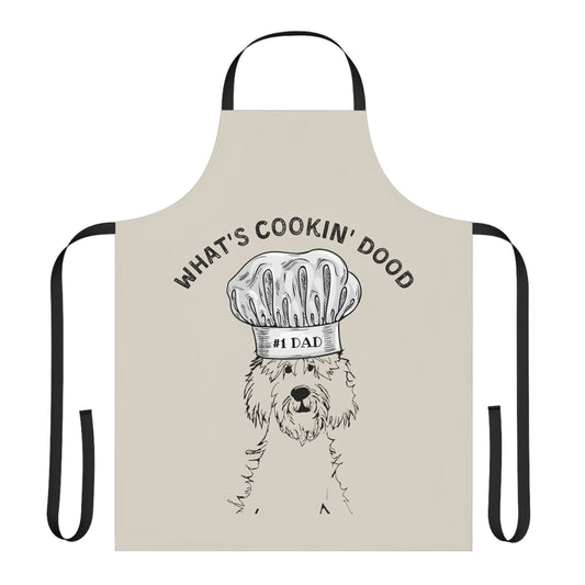 Doodle Dog Apron - Cooking Baking Apron For Doodle Dad, Kitchen Chef Gifts -Doodle Gift Ideas, Grilling Father's Day Gift