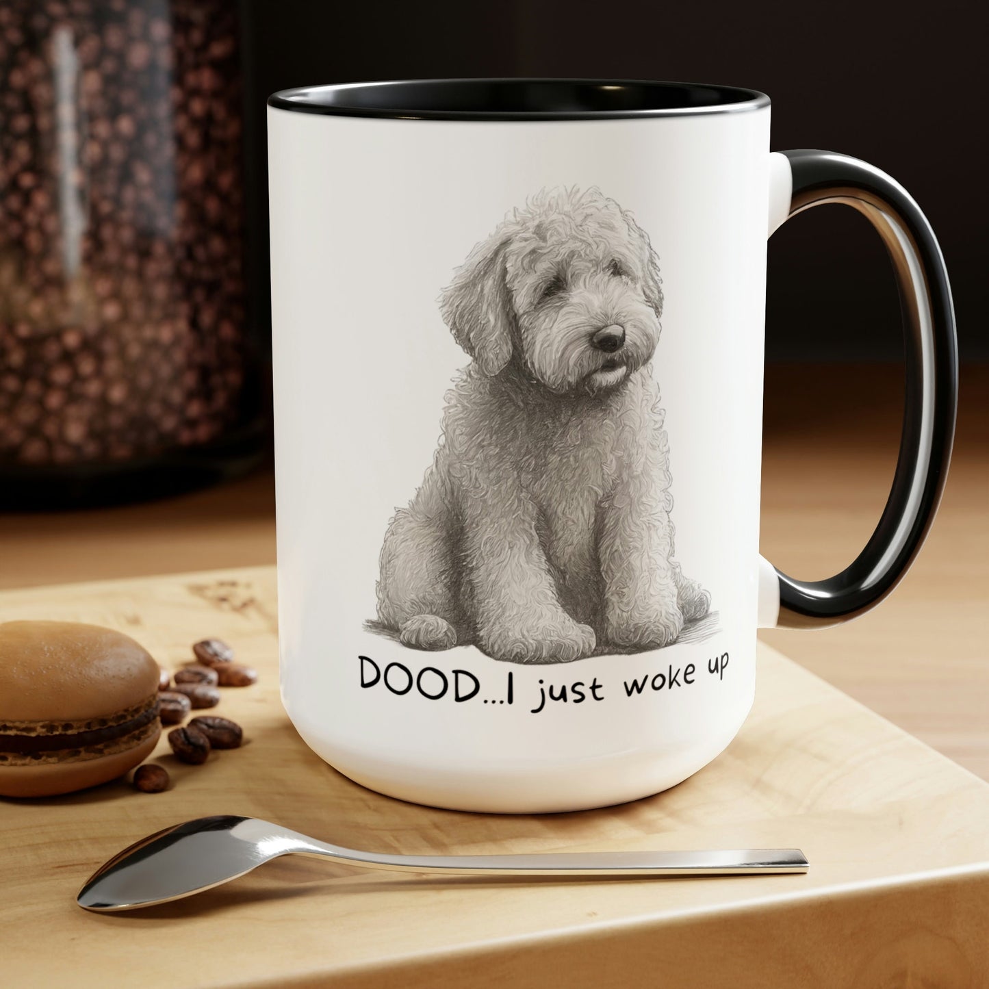 Doodle Dog Funny Gift - Doodle Mom or Dad Gift, Father's Day Gift Coffee Mug, Goldendoodle, Labradoodle, Most Doodle Breeds