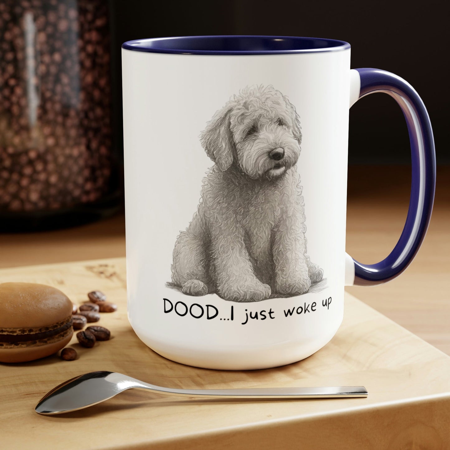 Doodle Dog Funny Gift - Doodle Mom or Dad Gift, Father's Day Gift Coffee Mug, Goldendoodle, Labradoodle, Most Doodle Breeds