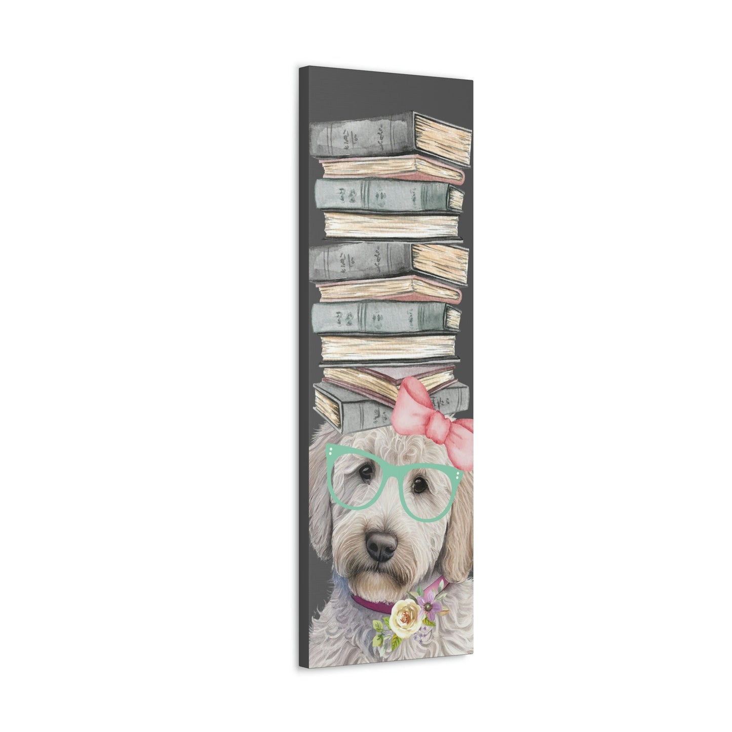 Doodle Dog Wall Art - Funny Goldendoodle, Labradoodle, Office, Study and Kids Room Wall Decor, Goldendoodle, Labradoodle Canvas Ga