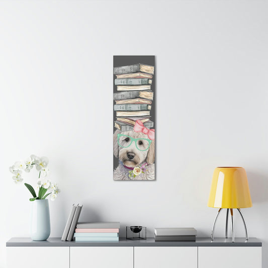 Doodle Dog Wall Art - Funny Goldendoodle, Labradoodle, Office, Study and Kids Room Wall Decor, Goldendoodle, Labradoodle Canvas Ga