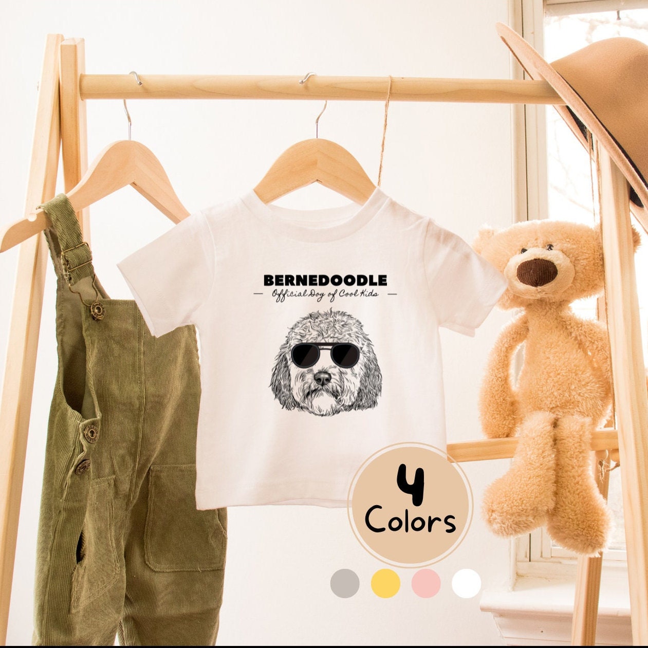 Baby Shower Shirt Gift - Bernedoodle, Baby Shower Doodle Dog Gifts, Baby Shower Gift For Bernedoodle Lover, Baby Announcement Gift