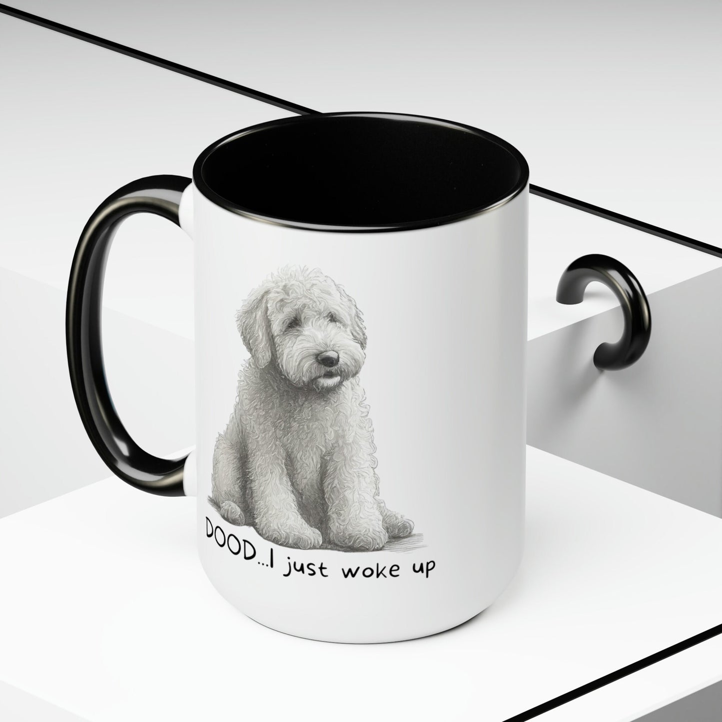 Doodle Dog Funny Gift - Doodle Mom or Dad Gift, Father's Day Gift Coffee Mug, Goldendoodle, Labradoodle, Most Doodle Breeds