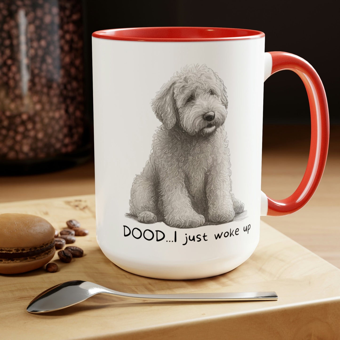 Doodle Dog Funny Gift - Doodle Mom or Dad Gift, Father's Day Gift Coffee Mug, Goldendoodle, Labradoodle, Most Doodle Breeds