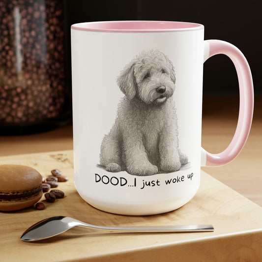 Doodle Dog Funny Gift - Doodle Mom or Dad Gift, Father's Day Gift Coffee Mug, Goldendoodle, Labradoodle, Most Doodle Breeds