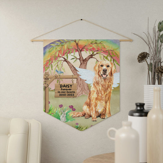 Personalized Pet Sympathy Gift Golden Retriever - Dog Memorial Gift, Pet Remembrance, Loss of Dog Gift, Rainbow Bridge Gift