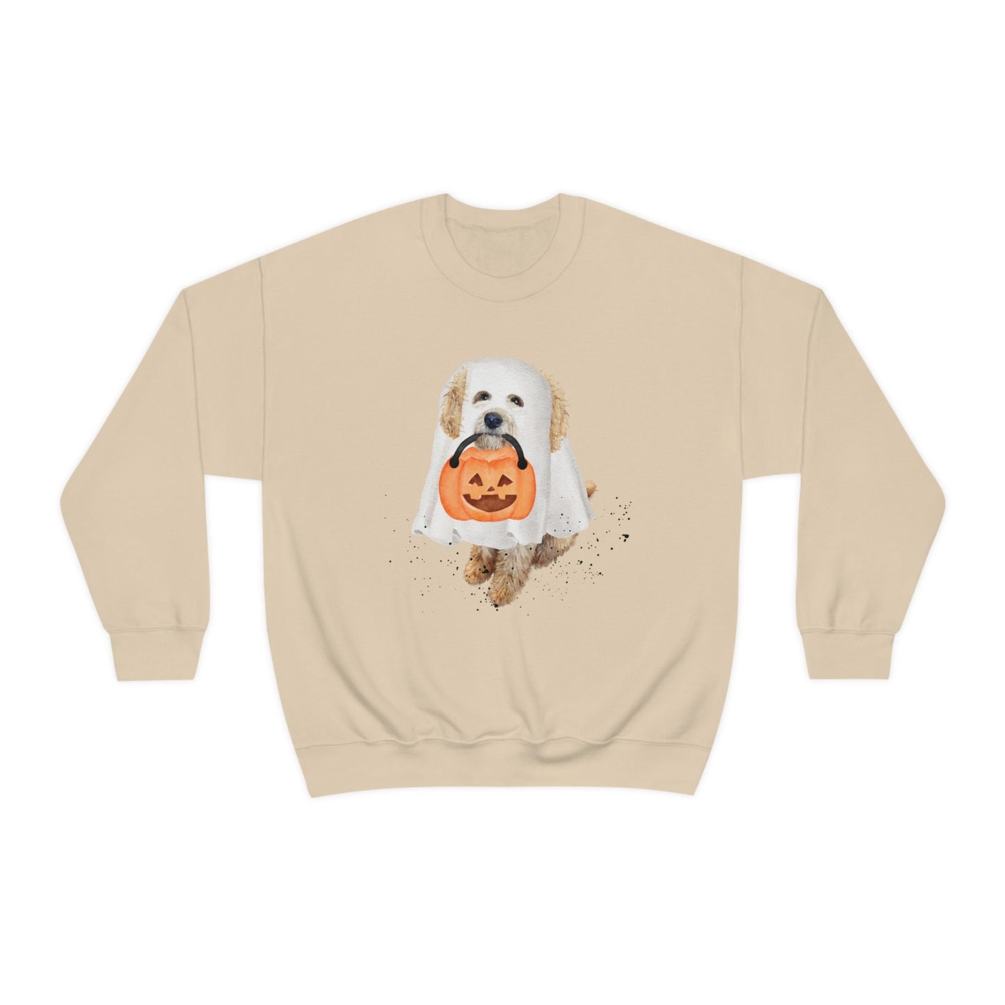 Doodle Dog Halloween Ghost Sweatshirt - Goldendoodle, Labradoodle, Cockapoo, Cavoodle, Doodle Mom Halloween Gift Shirt