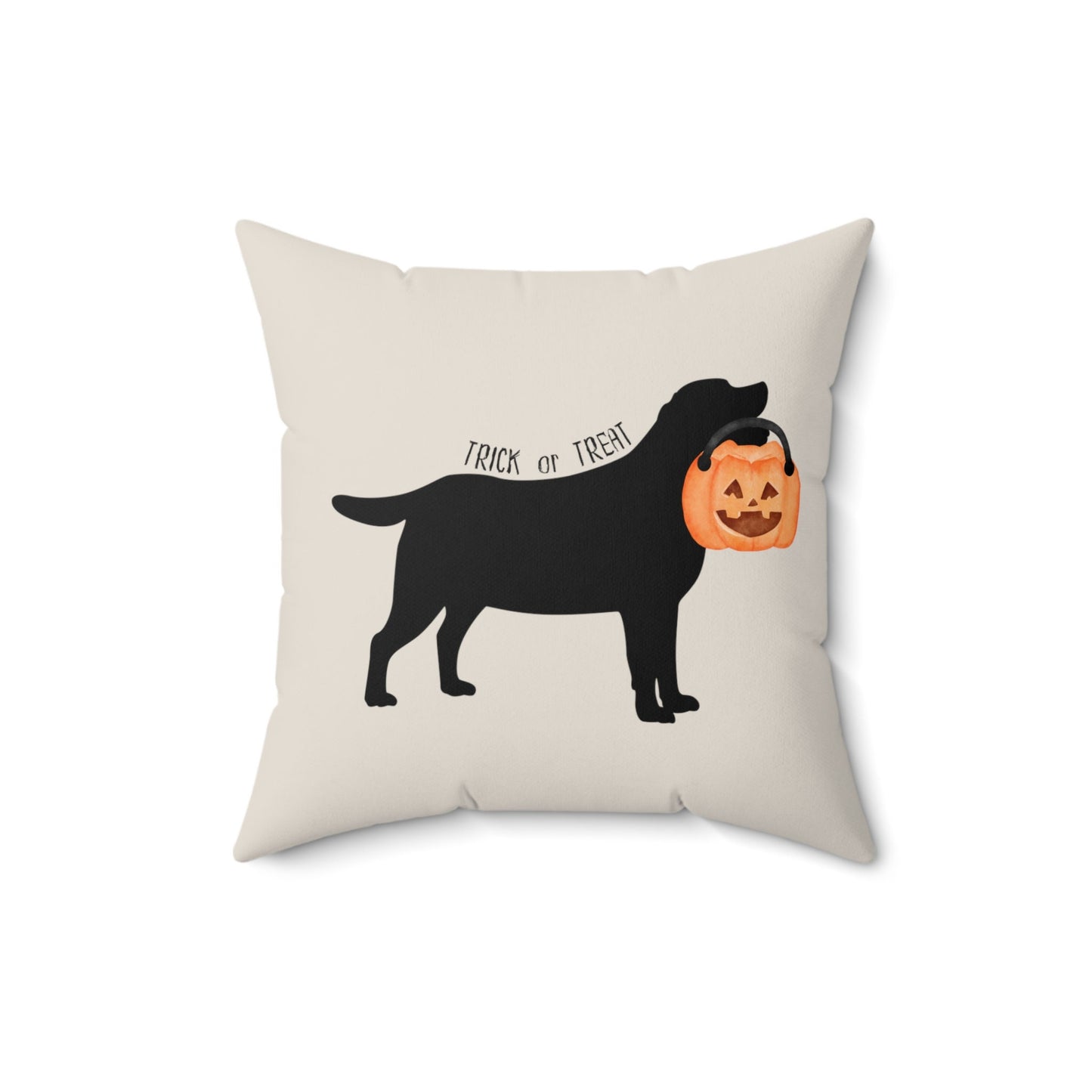 Labrador Retriever Dog Halloween Pillow - Retriever Silhouette, Labrador Retriever Mom Gift, Retriever Fall Home Decor