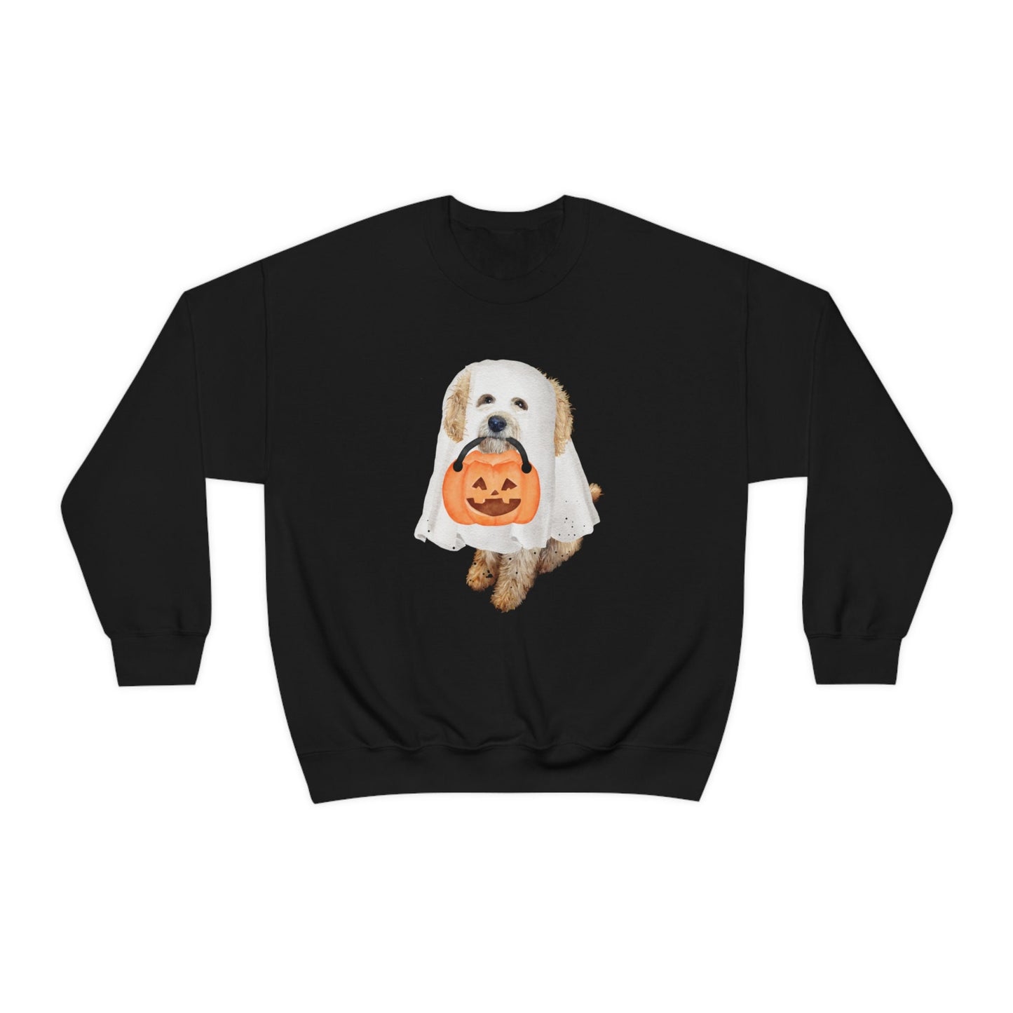 Doodle Dog Halloween Ghost Sweatshirt - Goldendoodle, Labradoodle, Cockapoo, Cavoodle, Doodle Mom Halloween Gift Shirt