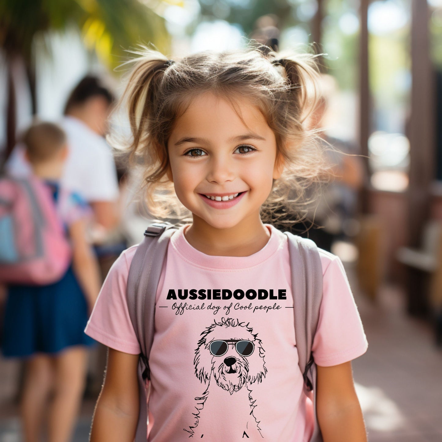 Aussiedoodle Kids Shirt - Doodle Dog Youth T-shirt, Cool People Dog Lover Shirt, Kids Tshirt- Girls- Boys, Aussiedoodle  Kids