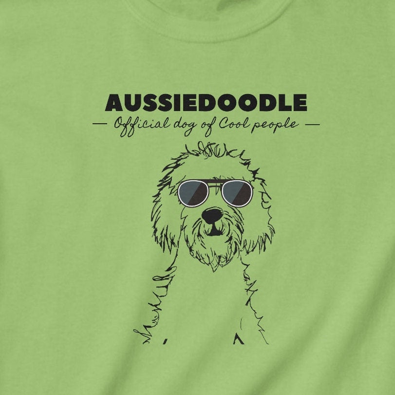 Aussiedoodle Kids Shirt - Doodle Dog Youth T-shirt, Cool People Dog Lover Shirt, Kids Tshirt- Girls- Boys, Aussiedoodle  Kids