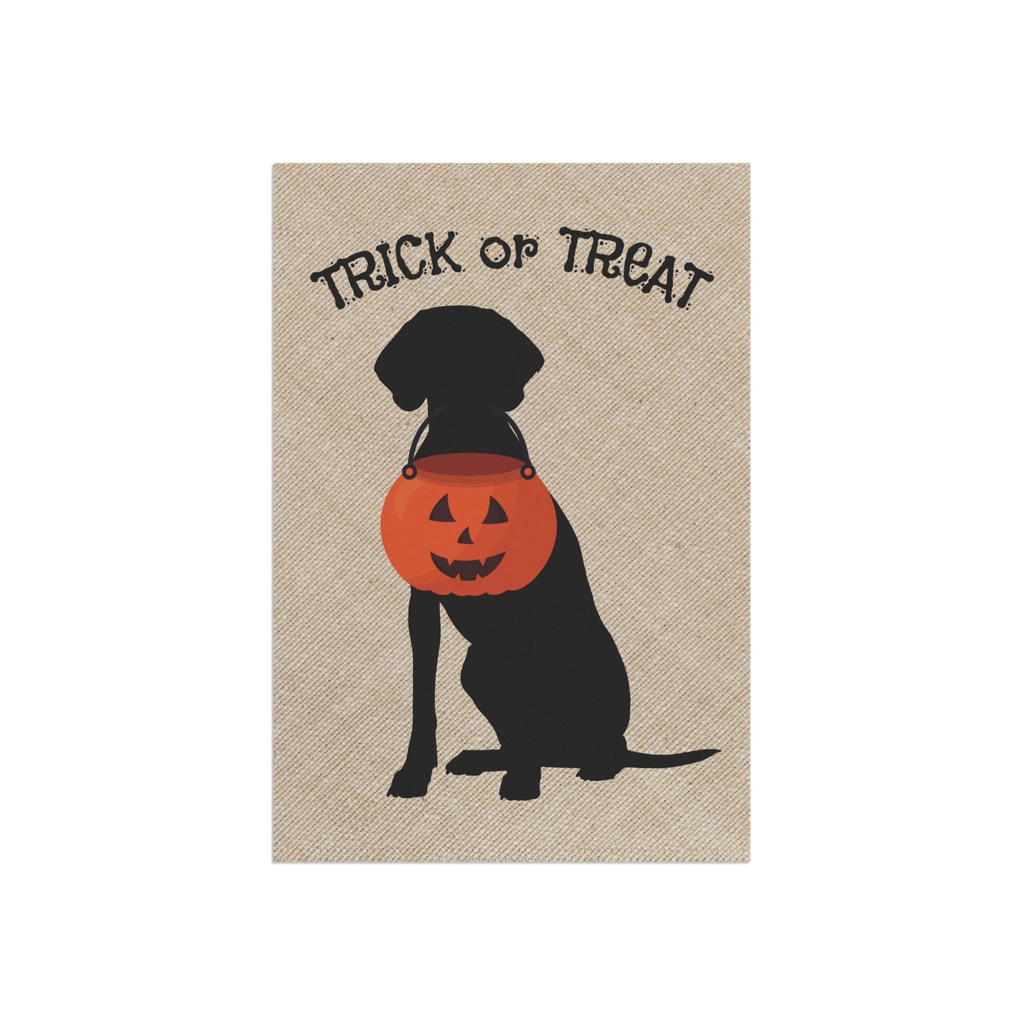 German Shorthaired Pointer Halloween Lawn & Garden House Flag - Gsp Mom Gift, Gsp Home Decor, Double-sided Banner, Stand Not Inclu