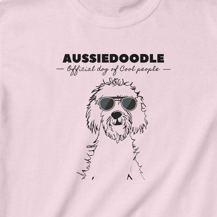 Aussiedoodle Kids Shirt - Doodle Dog Youth T-shirt, Cool People Dog Lover Shirt, Kids Tshirt- Girls- Boys, Aussiedoodle  Kids