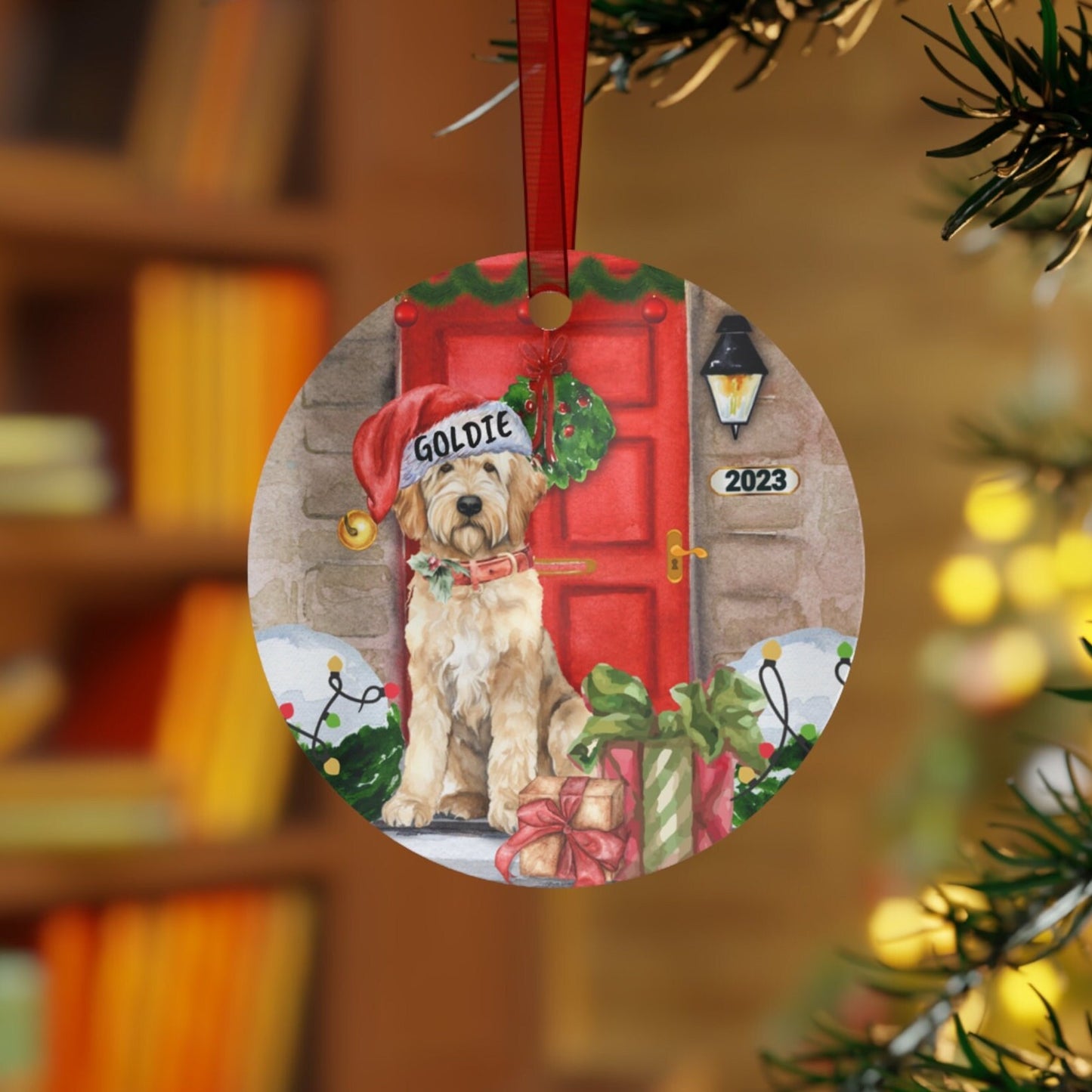 Personalized Goldendoodle - Labradoodle, Doodle Dog Christmas Ornament, Doodle Mom or Dad Gift, Doodle, Custom Christmas Dog Ornam