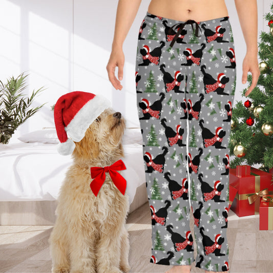 Bernedoodle - Aussiedoodle, Goldendoodle, Doodle Dog Christmas Pajama Pants, Doodle Dog Mom Gift, Women's Dog Lover Pajama Pants,