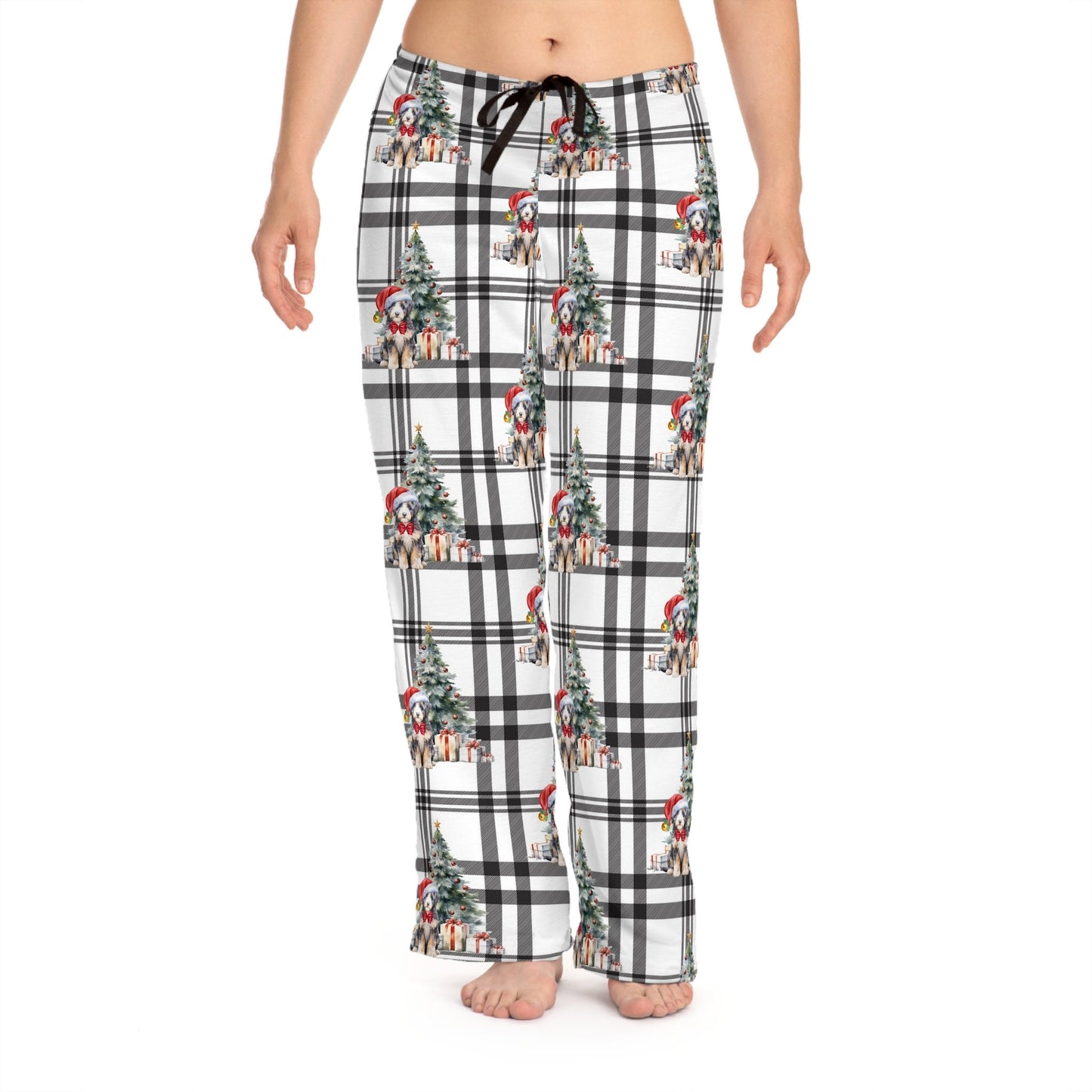 Bernedoodle - Aussiedoodle Christmas Pajama Pants, Doodle Dog Mom Gift, Women's Dog Lover Pajama Pants