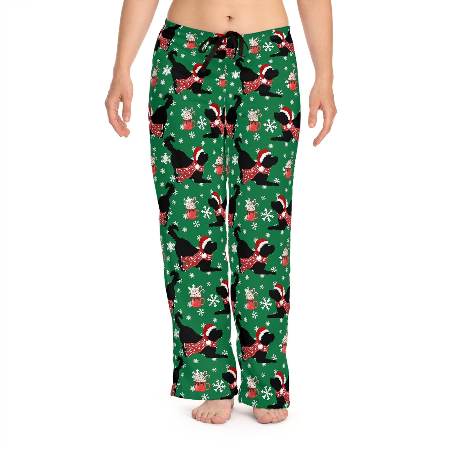 Doodle Dog Christmas Pajama Bottoms - Doodle Mom Pajama Lounge Pants, Doodle Mom Gift, Women's Dog Pajamas, Pair With Matching Swe